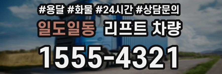 일도일동 리프트 차량