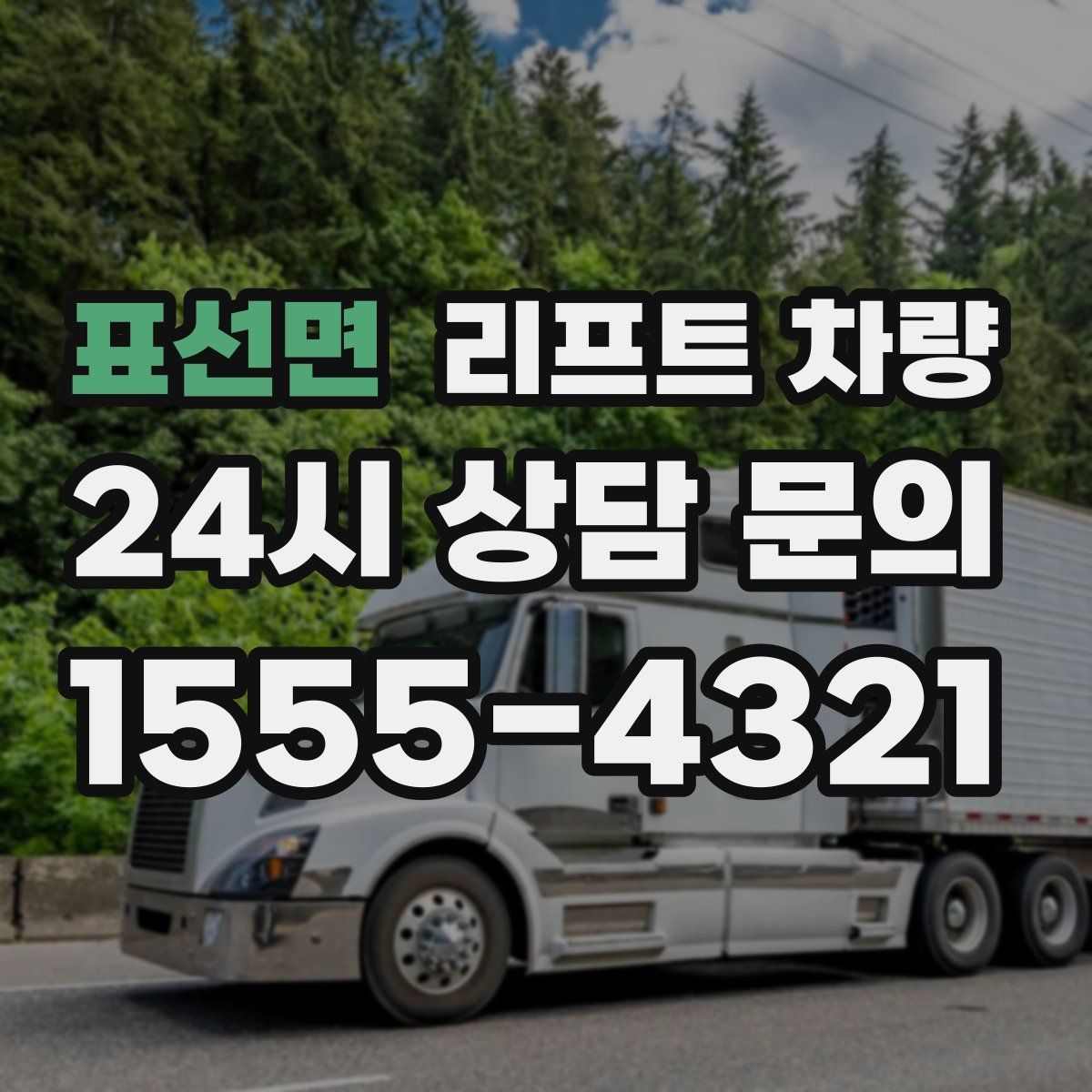 표선면 리프트 차량