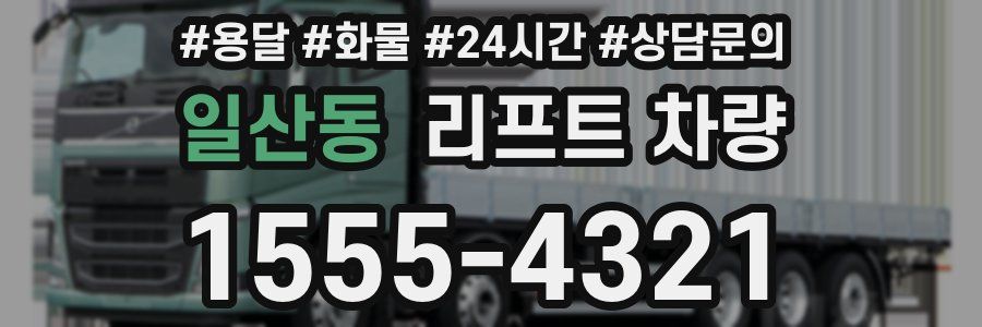 일산동 리프트 차량