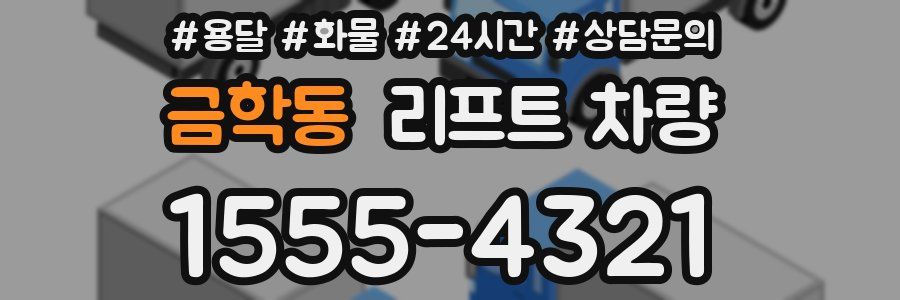 금학동 리프트 차량