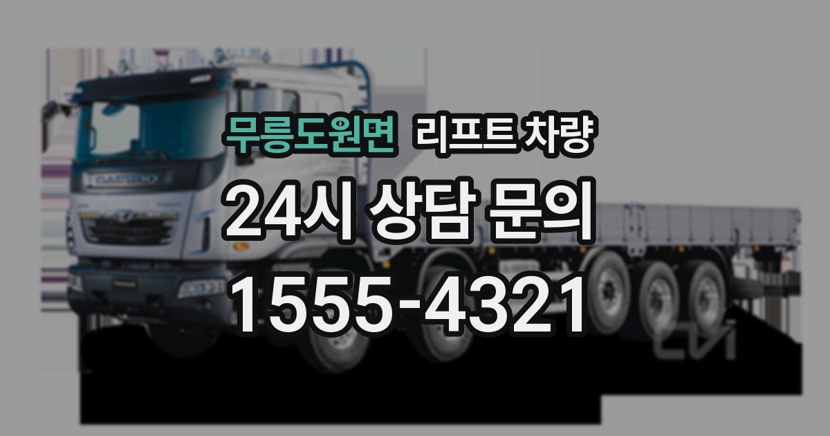 무릉도원면 리프트 차량