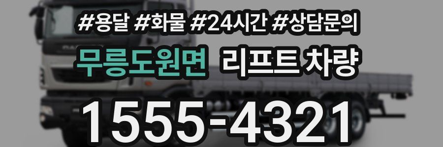 무릉도원면 리프트 차량