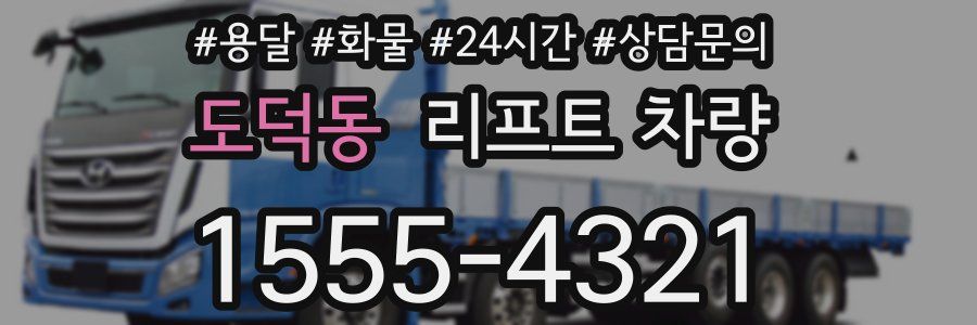 도덕동 리프트 차량