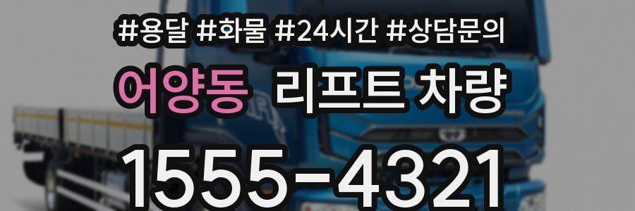 어양동 리프트 차량