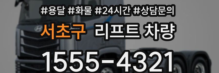 서초구 리프트 차량