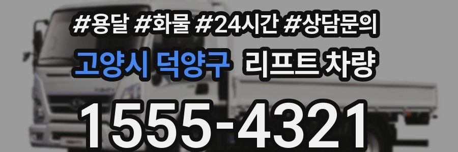 고양시 덕양구 리프트 차량