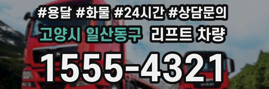 고양시 일산동구 리프트 차량