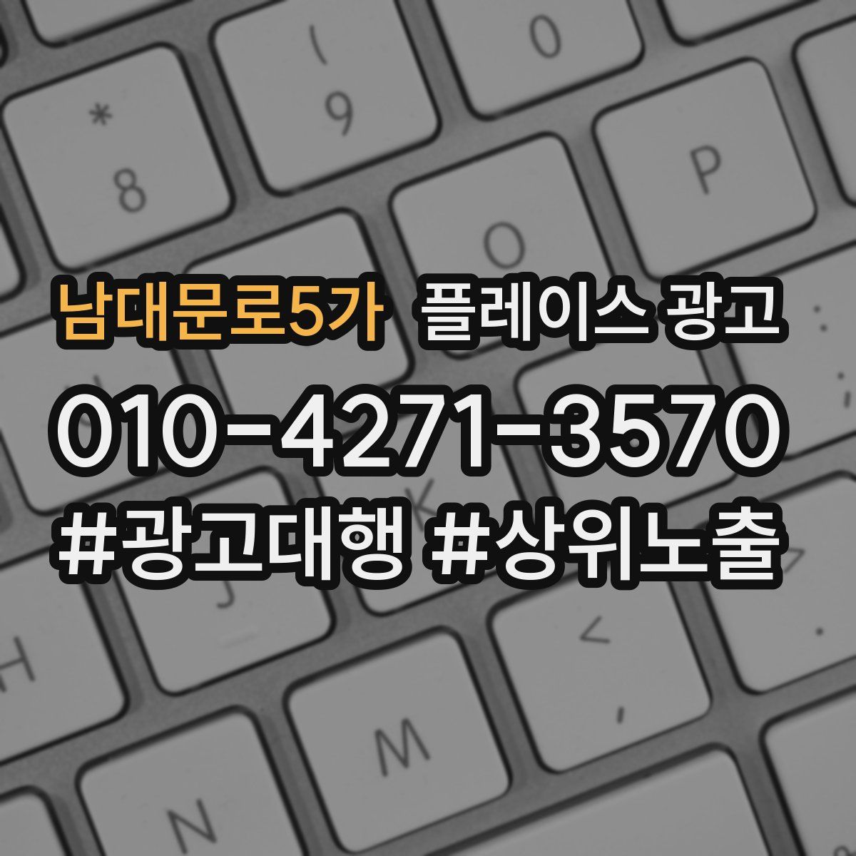 남대문로5가 플레이스 광고