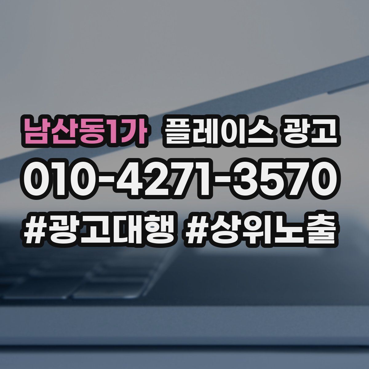 남산동1가 플레이스 광고