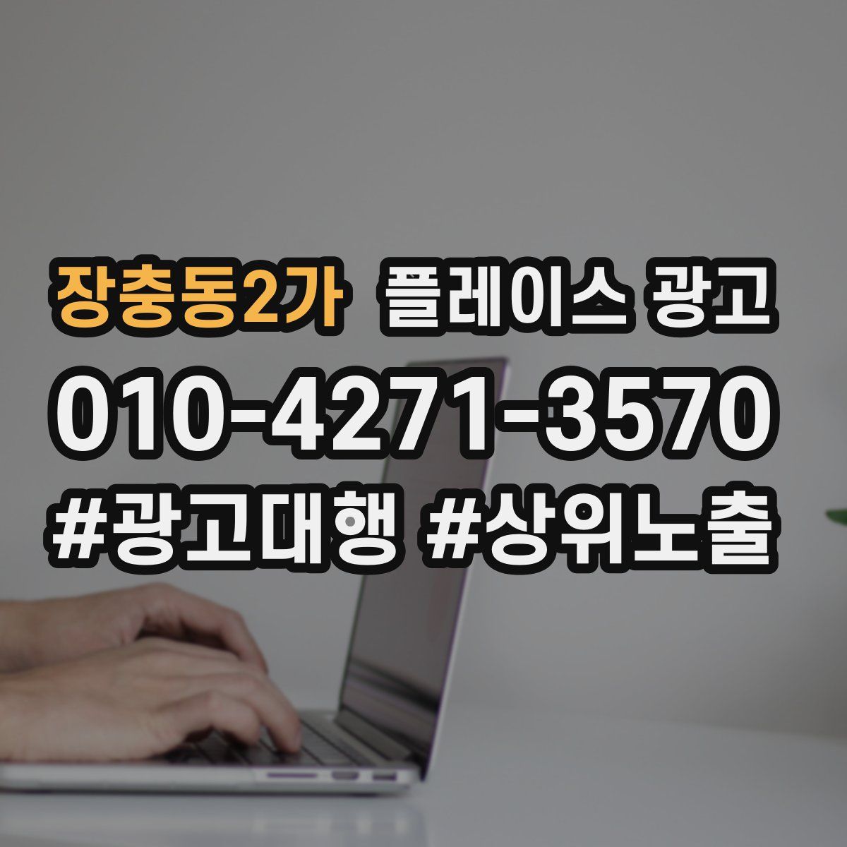 장충동2가 플레이스 광고