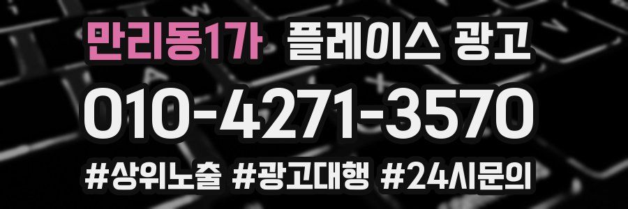 만리동1가 플레이스 광고