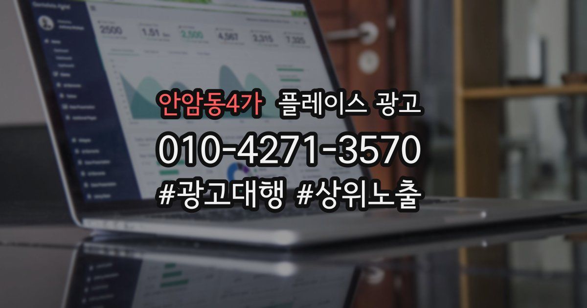 안암동4가 플레이스 광고