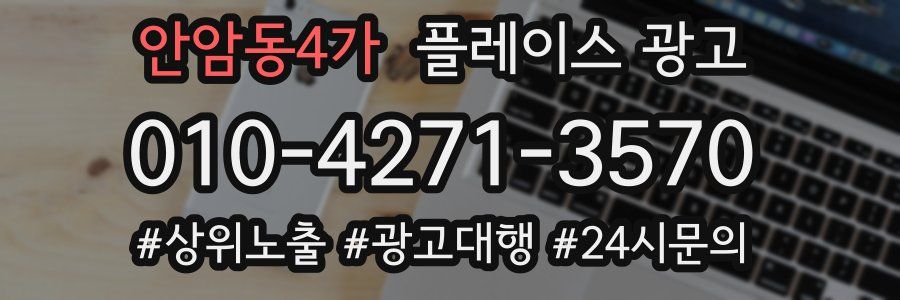 안암동4가 플레이스 광고
