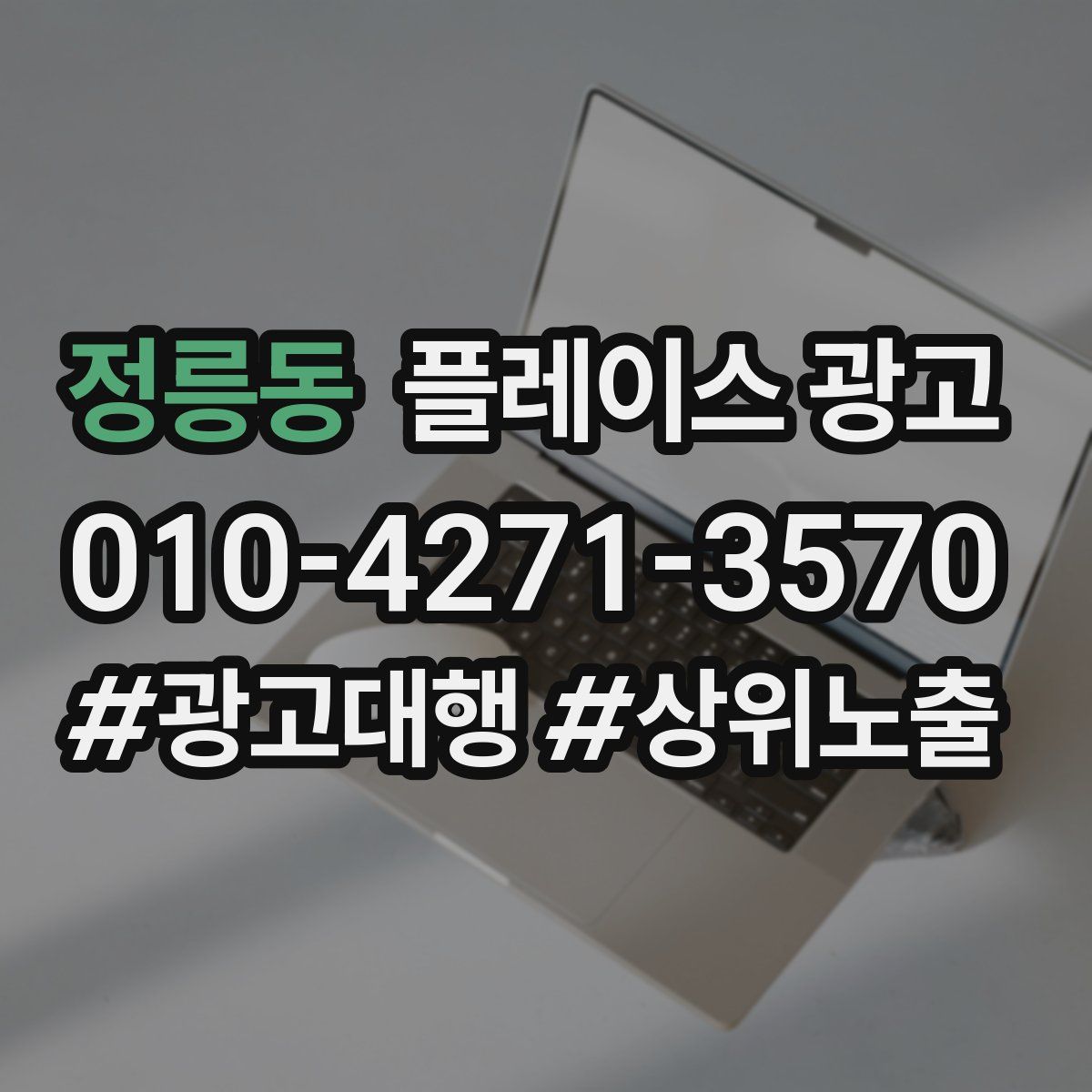 정릉동 플레이스 광고