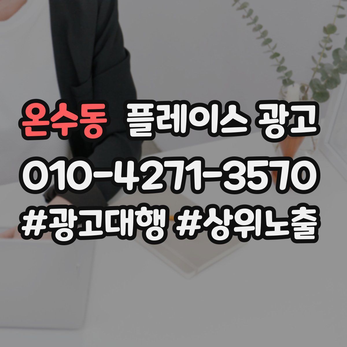 온수동 플레이스 광고
