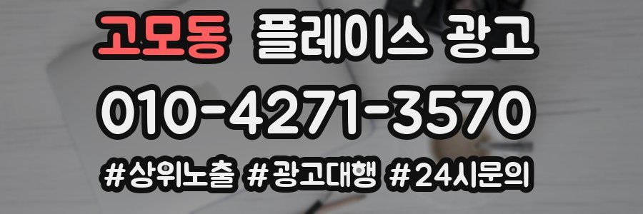 고모동 플레이스 광고