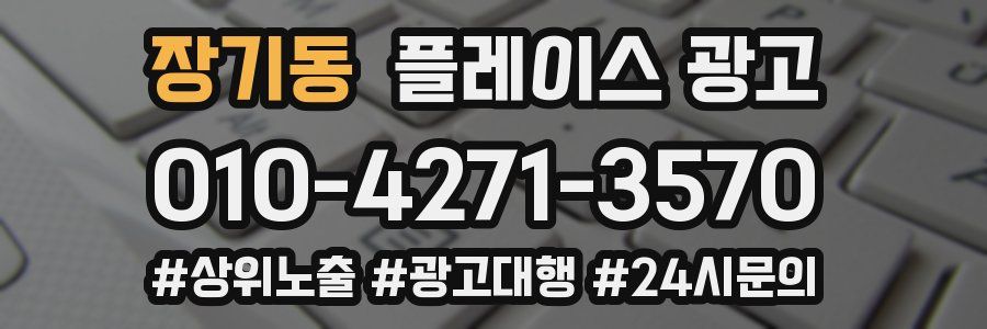 장기동 플레이스 광고