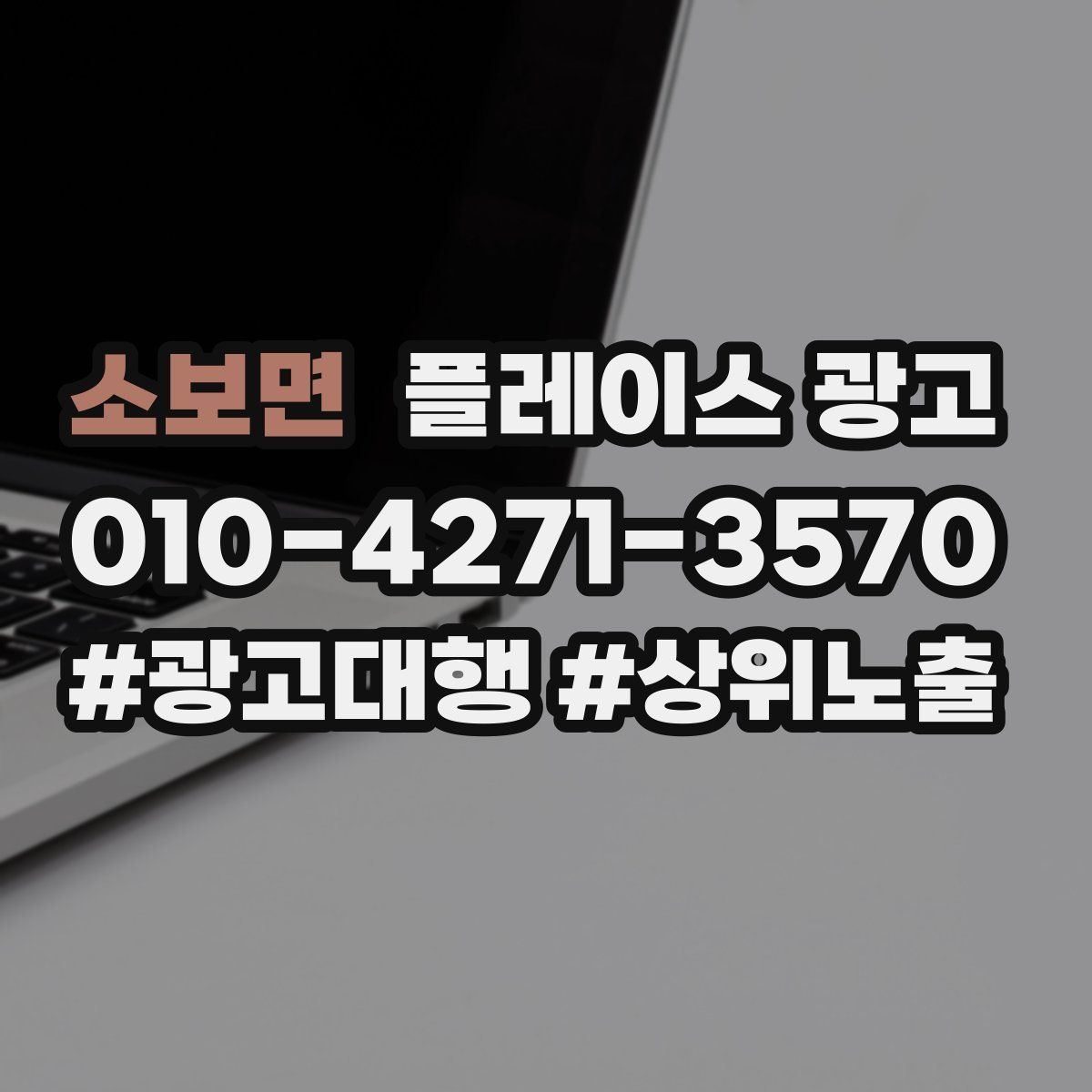 소보면 플레이스 광고