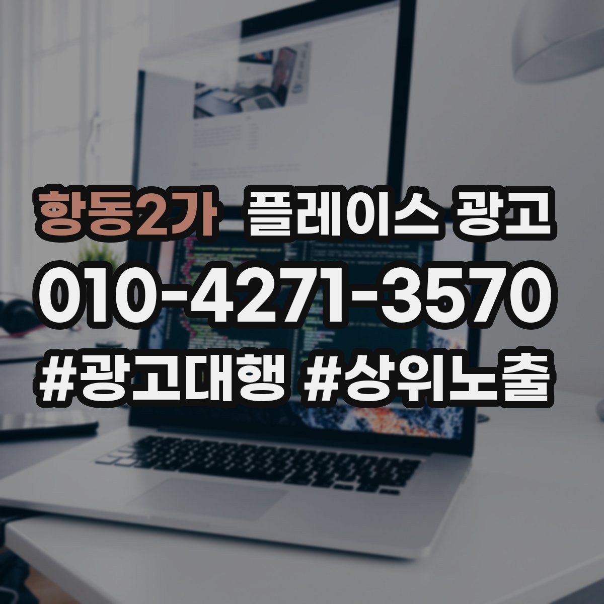 항동2가 플레이스 광고