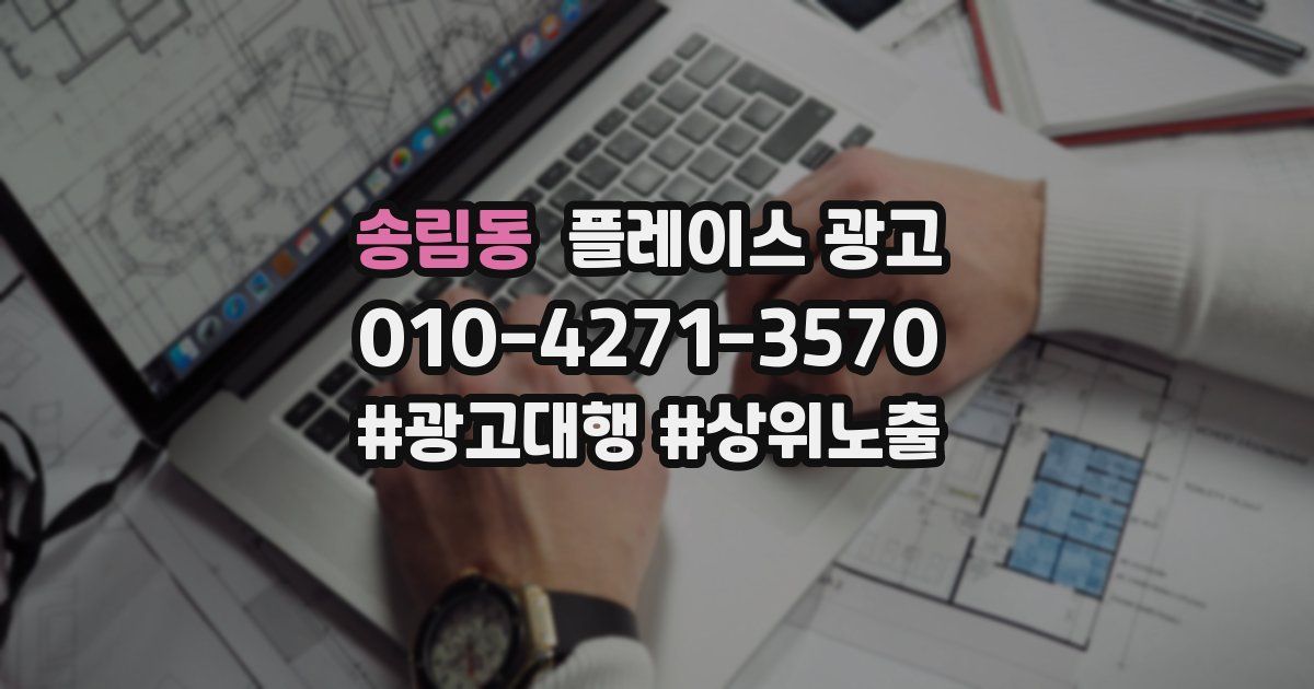 송림동 플레이스 광고