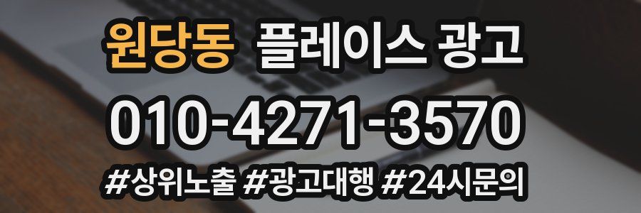 원당동 플레이스 광고