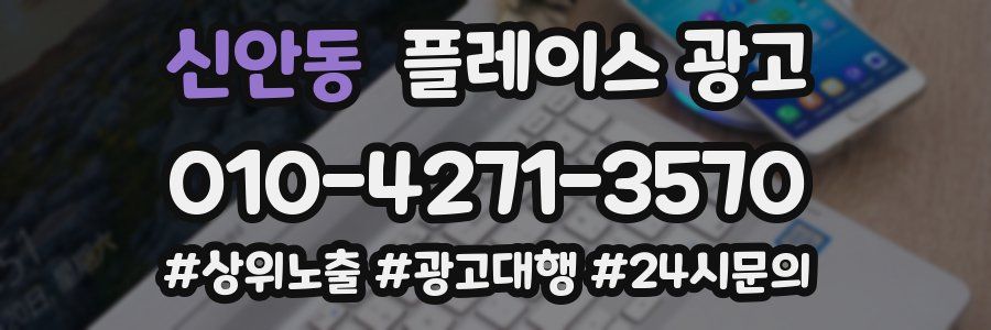 신안동 플레이스 광고