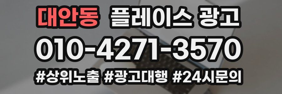 대안동 플레이스 광고
