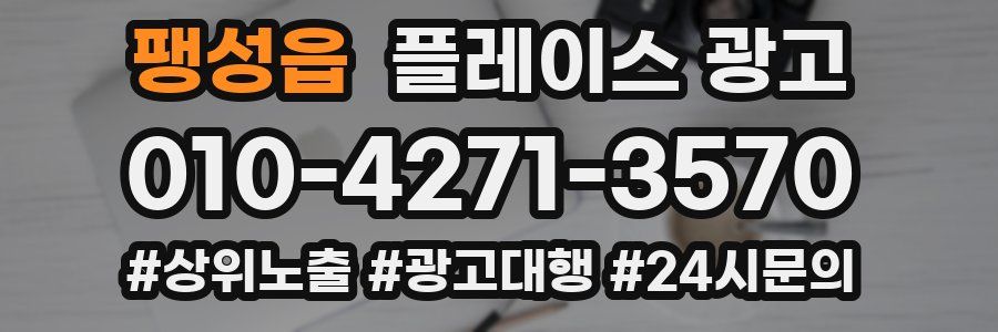 팽성읍 플레이스 광고