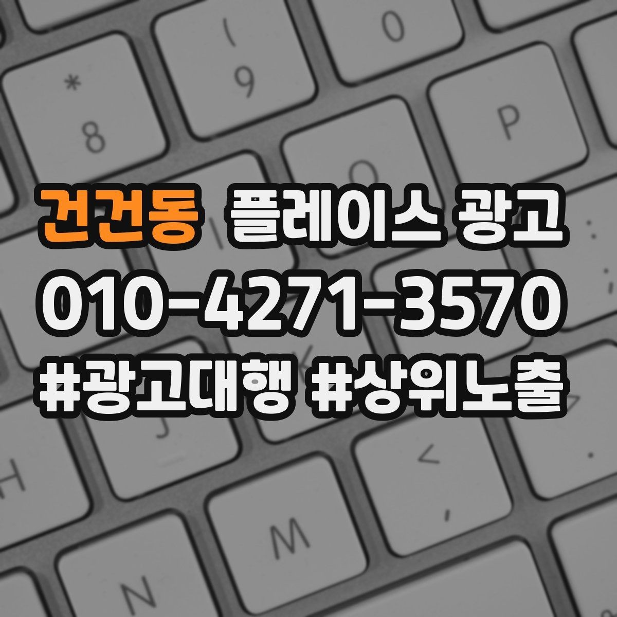 건건동 플레이스 광고 카테고리 설정이 틀리면 생기는 문제