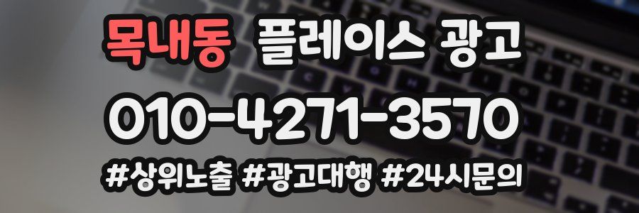 목내동 플레이스 광고