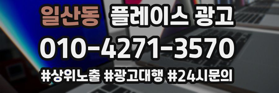 일산동 플레이스 광고