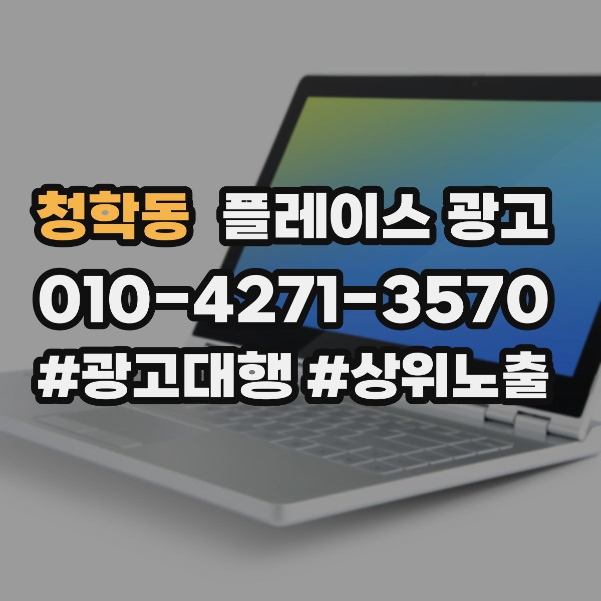 청학동 플레이스 광고