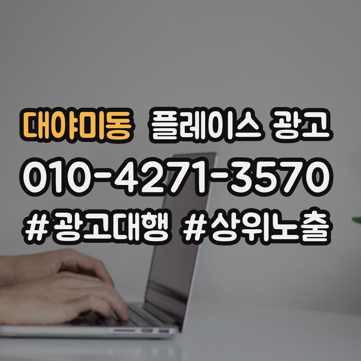대야미동 플레이스 광고