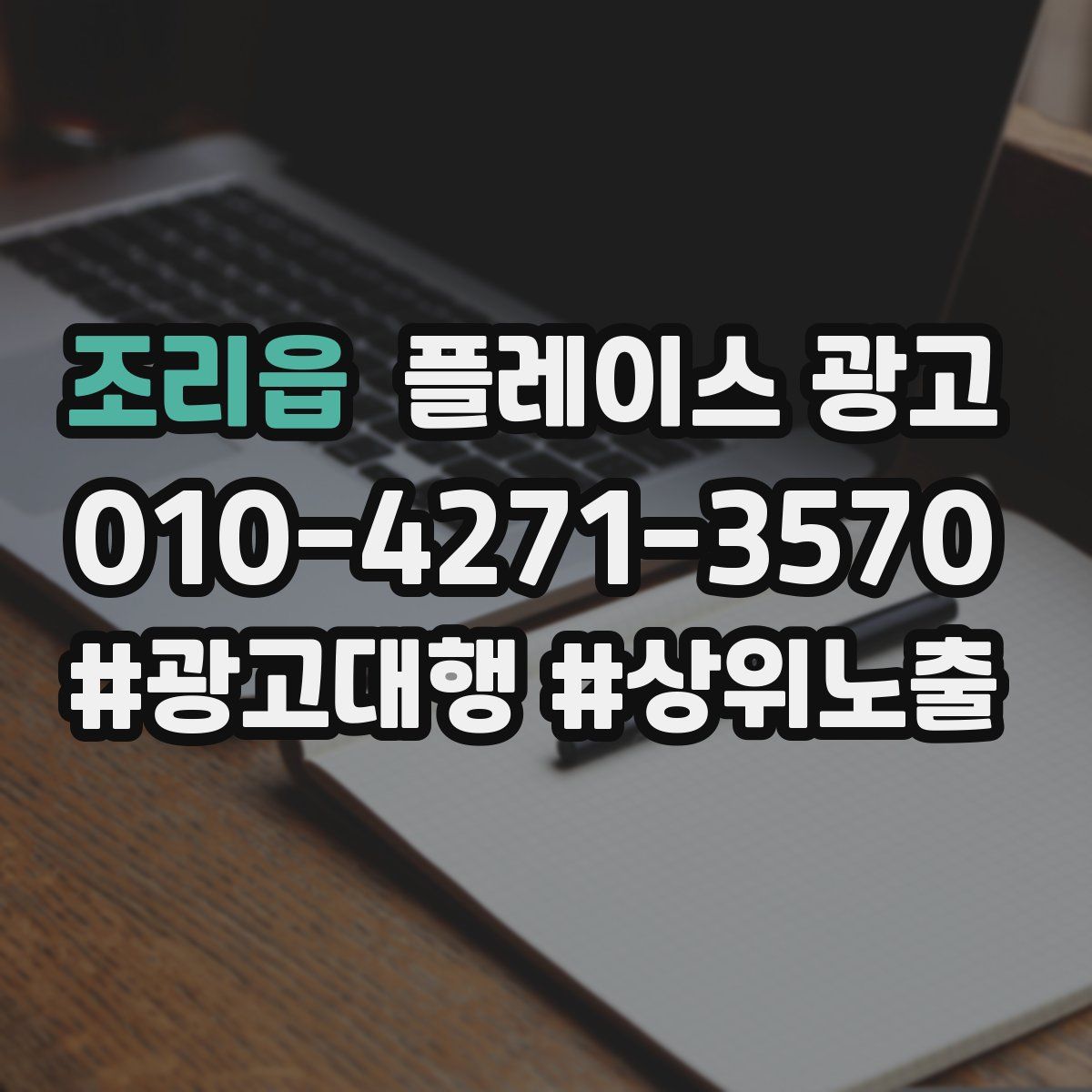 조리읍 플레이스 광고