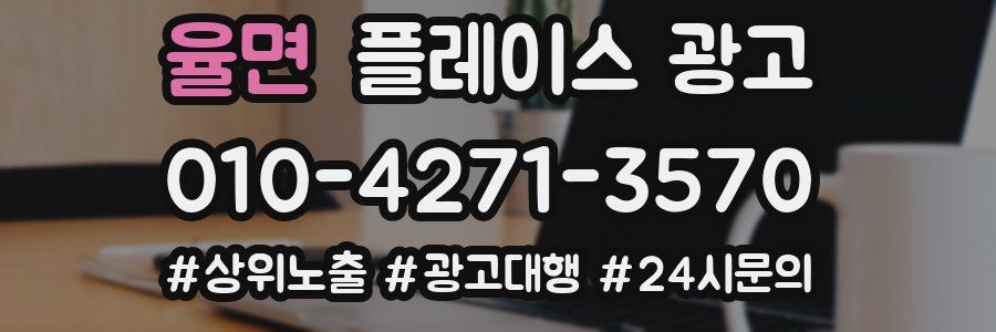 율면 플레이스 광고