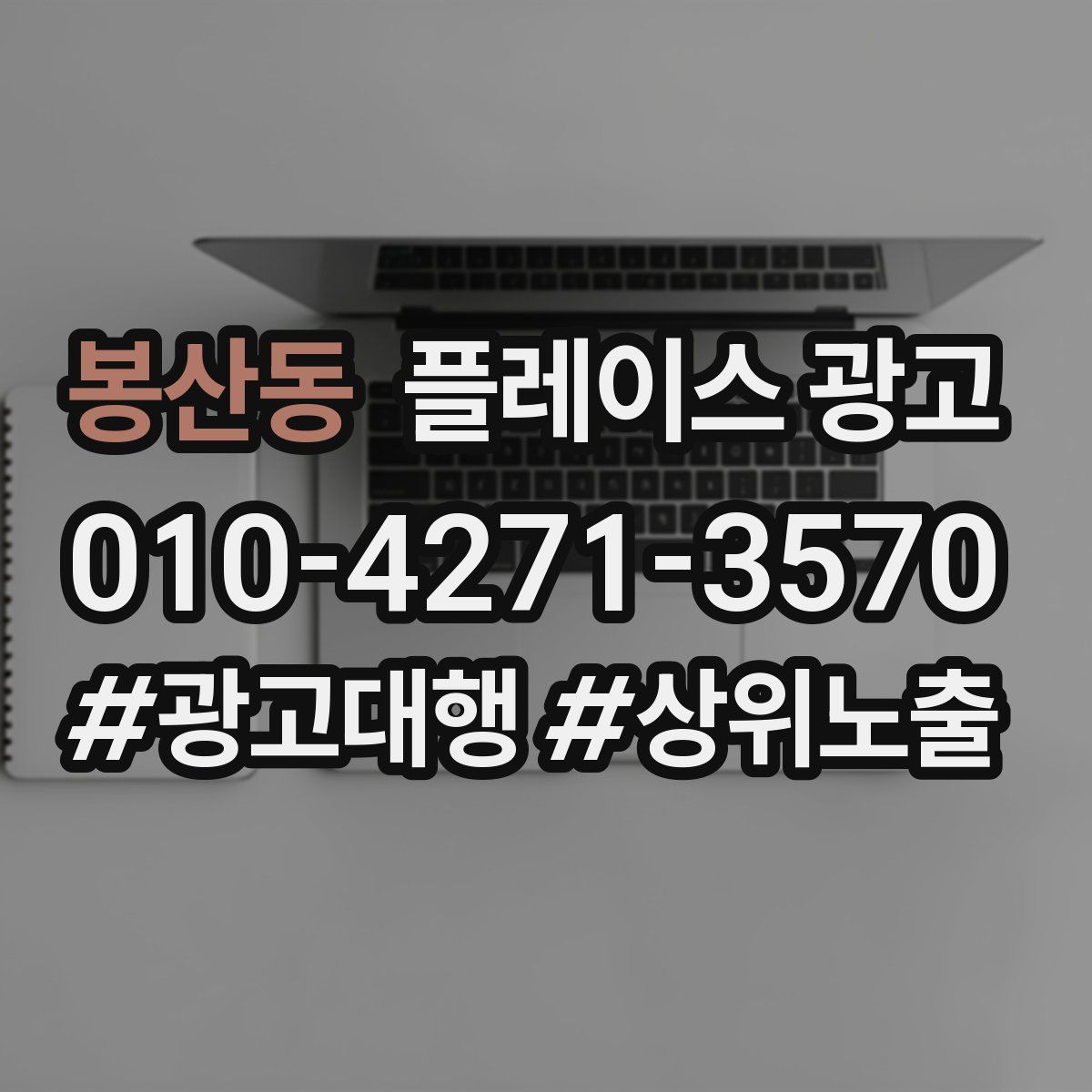 봉산동 플레이스 광고