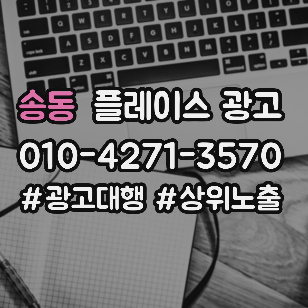 송동 플레이스 광고