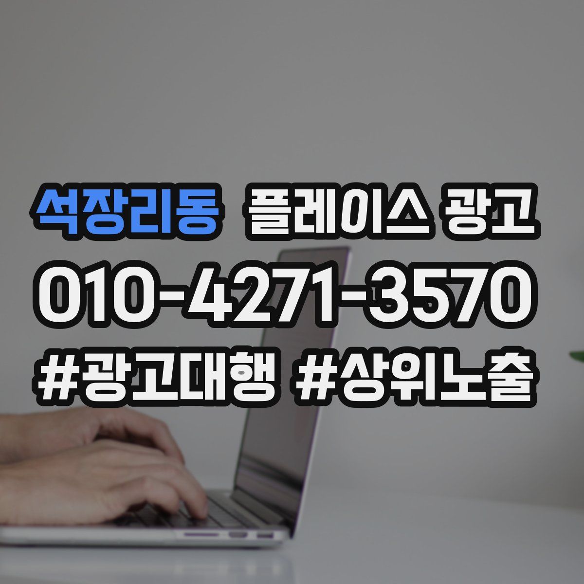 석장리동 플레이스 광고