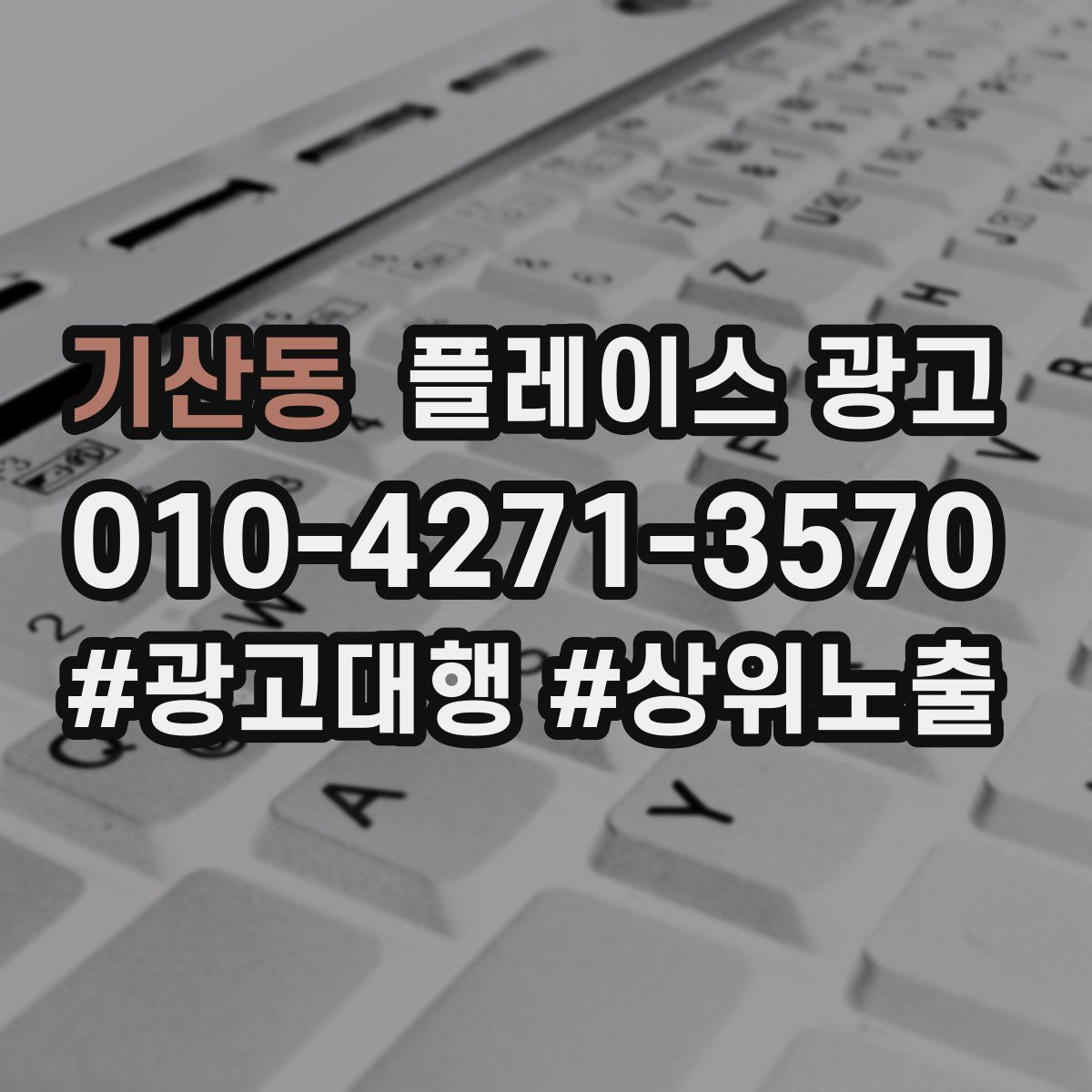 기산동 플레이스 광고