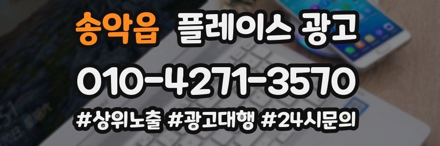 송악읍 플레이스 광고