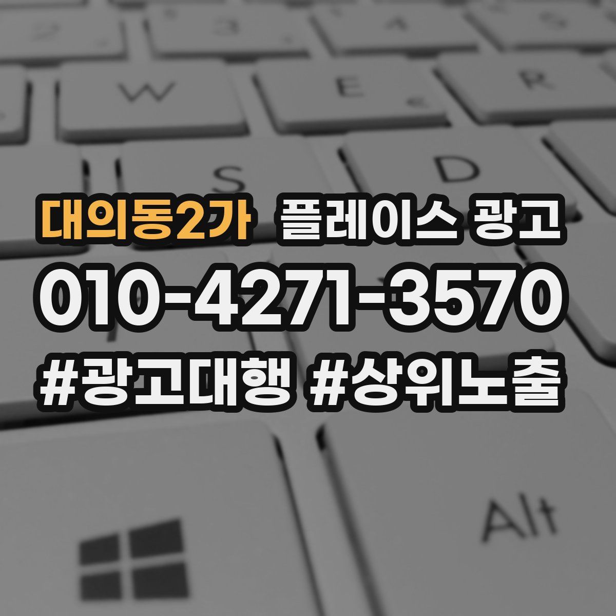 대의동2가 플레이스 광고