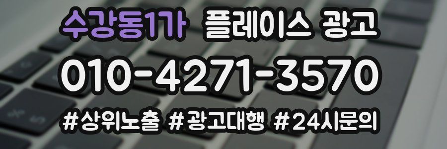 수강동1가 플레이스 광고