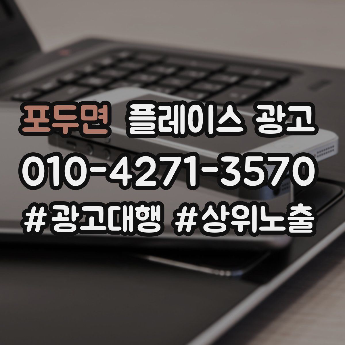 포두면 플레이스 광고