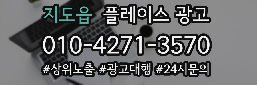 지도읍 플레이스 광고