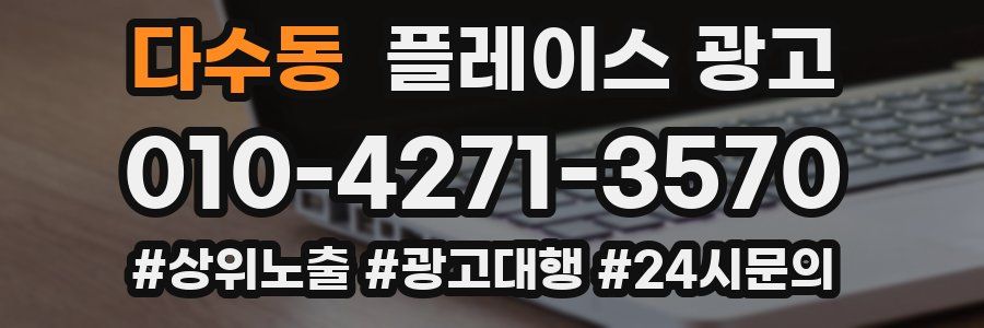다수동 플레이스 광고