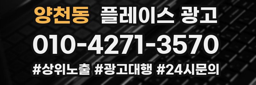 양천동 플레이스 광고