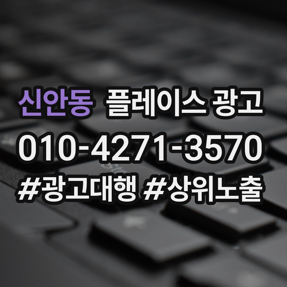 신안동 플레이스 광고