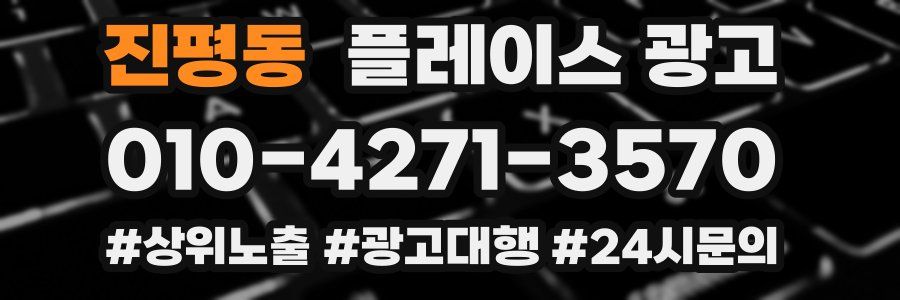 진평동 플레이스 광고