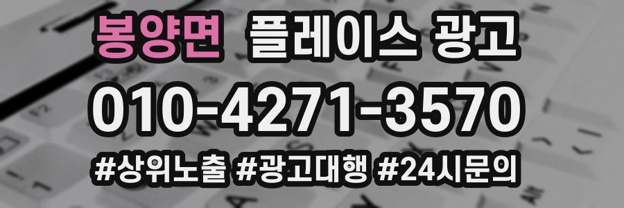 봉양면 플레이스 광고