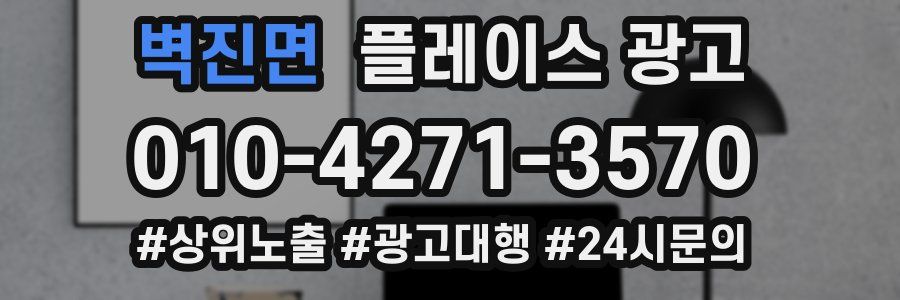 벽진면 플레이스 광고